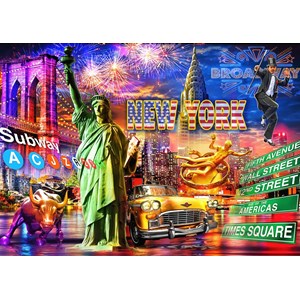 Bluebird Puzzle (70149) - "New York" - 3000 brikker puslespil
