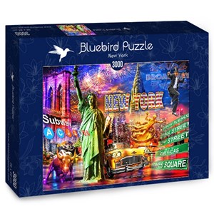 Bluebird Puzzle (70149) - "New York" - 3000 brikker puslespil