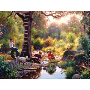 SunsOut (53074) - Mark Keathley: "The Clubhouse" - 500 brikker puslespil