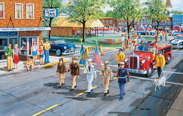 SunsOut (39562) - Ken Zylla: "Independence Day" - 550 brikker puslespil