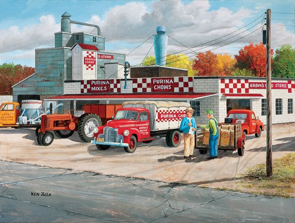 SunsOut (39311) - Ken Zylla: "Grows Feed Store" - 500 brikker puslespil