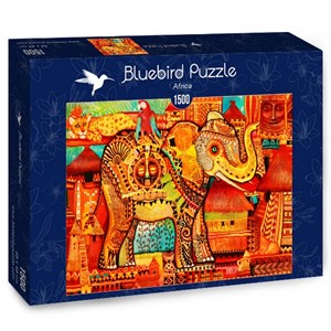 Bluebird Puzzle (70413) - Oxana Zaika: "Africa" - 1500 brikker puslespil