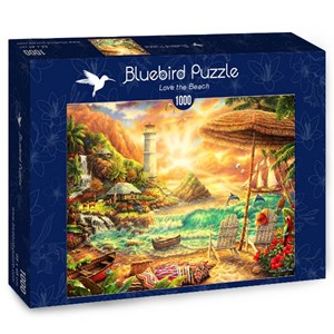 Bluebird Puzzle (70417) - Chuck Pinson: "Love the Beach" - 1000 brikker puslespil