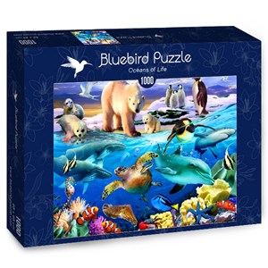 Bluebird Puzzle (70288) - Howard Robinson: "Oceans of Life" - 1000 brikker puslespil