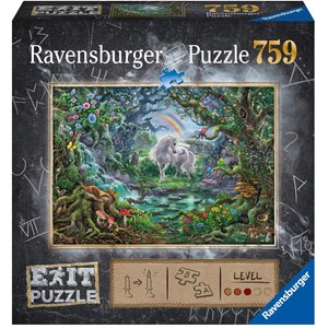 Ravensburger (15030) - "EXIT Unicorn (in German)" - 759 brikker puslespil