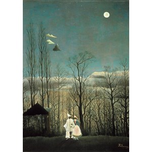 Grafika (00500) - Henri Rousseau: "Carnival Evening, 1886" - 1000 brikker puslespil