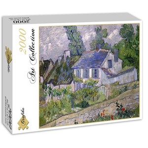 Grafika (00681) - Vincent van Gogh: "Maison à Auvers, 1890" - 2000 brikker puslespil