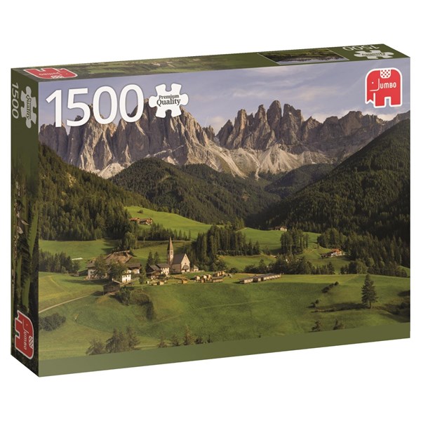 Jumbo (18580) - "Dolomites, Italy" - 1500 brikker puslespil