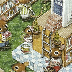 Pintoo (h1023) - "Smart, The Bookstore" - 1000 brikker puslespil