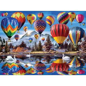 SunsOut (54936) - Howard Robinson: "Hot Air Balloons" - 1000 brikker puslespil
