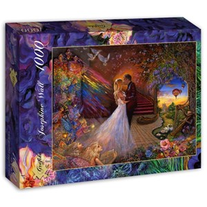 Grafika (t-00951) - Josephine Wall: "Fairy Wedding" - 1000 brikker puslespil