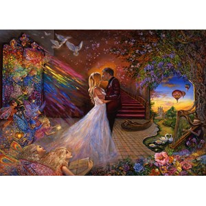 Grafika (t-00951) - Josephine Wall: "Fairy Wedding" - 1000 brikker puslespil
