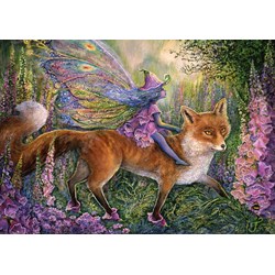 Grafika (t-00952) - Josephine Wall: "Foxglove Fairy" - 1000 brikker puslespil