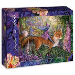 Grafika (t-00952) - Josephine Wall: "Foxglove Fairy" - 1000 brikker puslespil