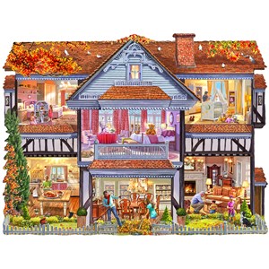 SunsOut (96058) - Steve Crisp: "Autumn Country House" - 1000 brikker puslespil