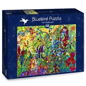 Bluebird Puzzle (70409) - Sally Rich: "The Rainforest" - 1500 brikker puslespil