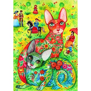 Bluebird Puzzle (70410) - Oxana Zaika: "Russian" - 1500 brikker puslespil