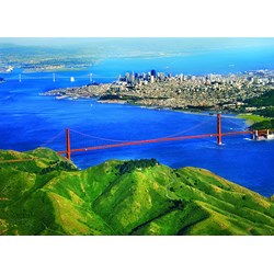 Eurographics (6000-0548) - "Golden Gate Bridge, CA" - 1000 brikker puslespil