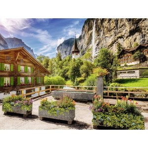 Ravensburger (13712) - "Lauterbrunnen" - 500 brikker puslespil