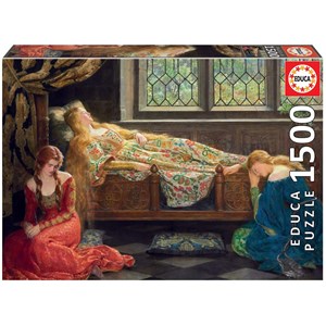 Educa (18464) - John Collier: "The Sleeping Beauty" - 1500 brikker puslespil