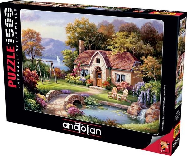Anatolian (4559) - Sung Kim: "Stone Bridge Cottage" - 1500 brikker puslespil