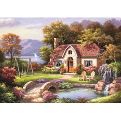 Anatolian (4559) - Sung Kim: "Stone Bridge Cottage" - 1500 brikker puslespil