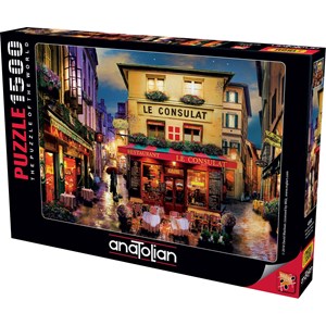 Anatolian (4552) - David McLean: "Restaurant I Paris" - 1500 brikker puslespil