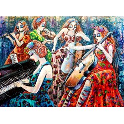 Anatolian (3612) - Derya Yildiz: "Colorful Notes" - 500 brikker puslespil