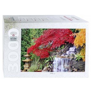 Step Puzzle (85019) - "Waterfall in the Japanese Garden" - 3000 brikker puslespil