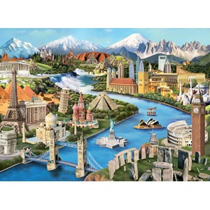 Anatolian (3941) - Daniela Pirola: "Popular Landmarks" - 2000 brikker puslespil