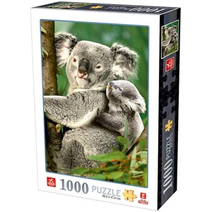 D-Toys (76816) - "Koalaer" - 1000 brikker puslespil