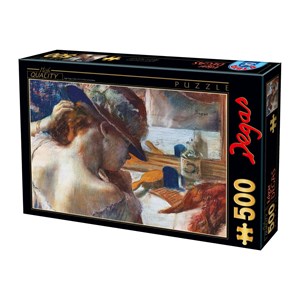 D-Toys (73938) - Edgar Degas: "In Front of the Mirror" - 500 brikker puslespil