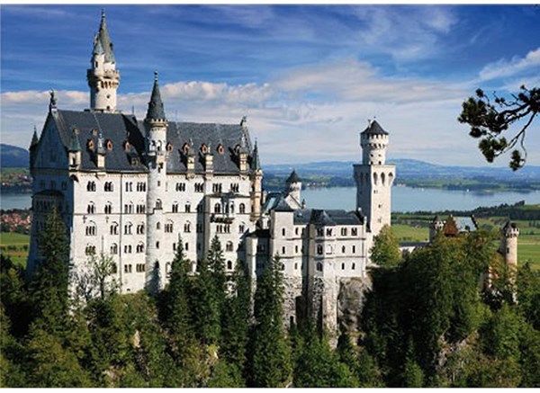 D-Toys (75307) - "Neuschwanstein Castle" - 500 brikker puslespil
