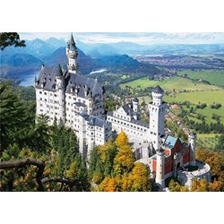 D-Toys (70654) - "Neuschwanstein Castle, Germany" - 1000 brikker puslespil