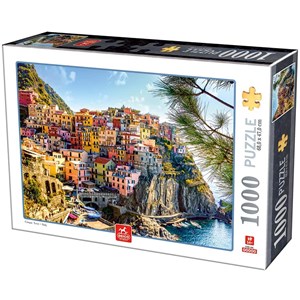 Deico (76809) - "Cinque Terre, Italy" - 1000 brikker puslespil