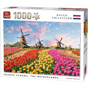 King International (05722) - "Zaanse Schans, The Nederlands" - 1000 brikker puslespil
