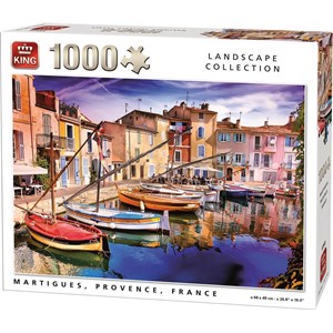 King International (55949) - "Martigues, Provence, France" - 1000 brikker puslespil