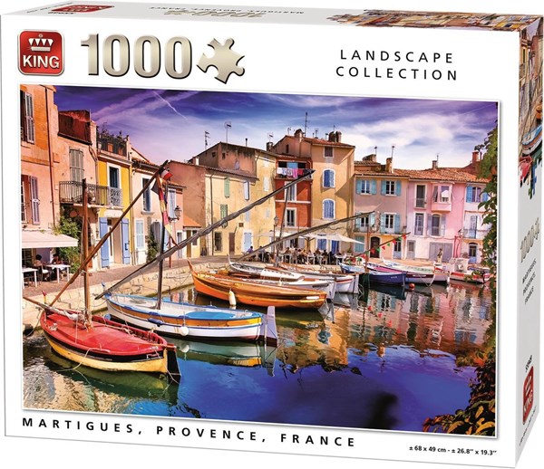 King International (55949) - "Martigues, Provence, France" - 1000 brikker puslespil