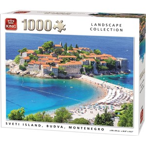 King International (55950) - "Sveti Island, Budva, Montenegro" - 1000 brikker puslespil
