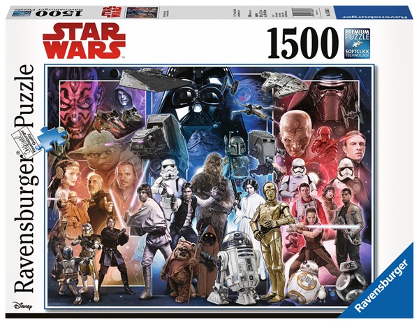 Ravensburger (16366) - "Star Wars 8" - 1500 brikker puslespil