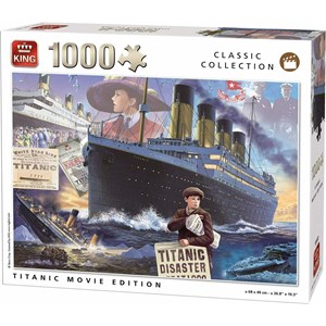 King International (55933) - "Titanic Movie Edition" - 1000 brikker puslespil