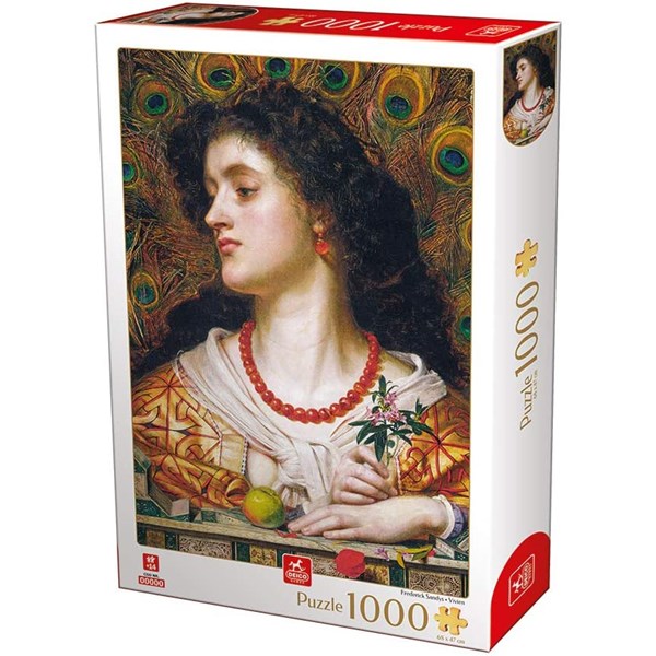 Deico (76724) - Frederick Sandys: "Vivien" - 1000 brikker puslespil