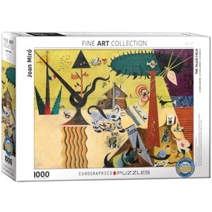 Eurographics (6000-0858) - Joan Miro: "The Tilled Field" - 1000 brikker puslespil