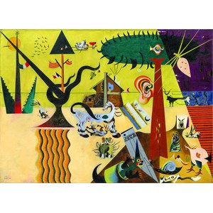 Eurographics (6000-0858) - Joan Miro: "The Tilled Field" - 1000 brikker puslespil