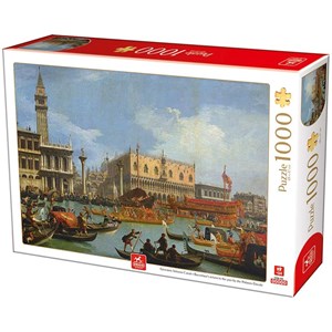 Deico (76687) - "Canaletto, Venice" - 1000 brikker puslespil