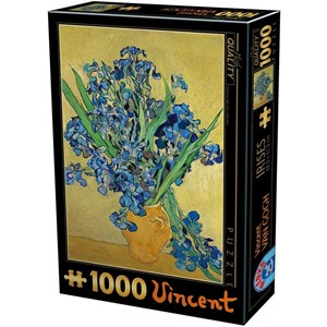 D-Toys (75888) - Vincent van Gogh: "Irises" - 1000 brikker puslespil