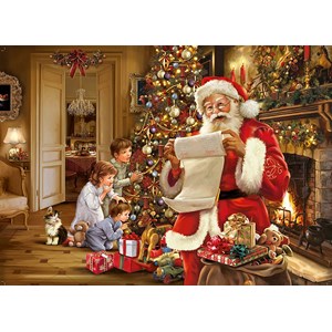 King International (05767) - "Christmas Santa List" - 1000 brikker puslespil