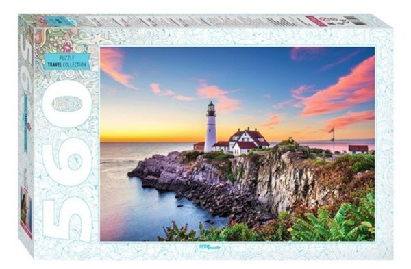 Step Puzzle (78104) - "Portland Head Lighthouse" - 560 brikker puslespil