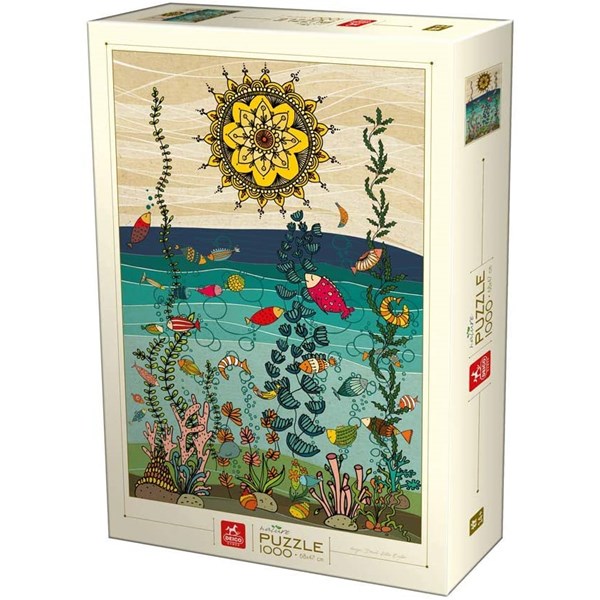 Deico (75451) - "Fisk" - 1000 brikker puslespil