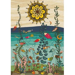 Deico (75451) - "Fisk" - 1000 brikker puslespil